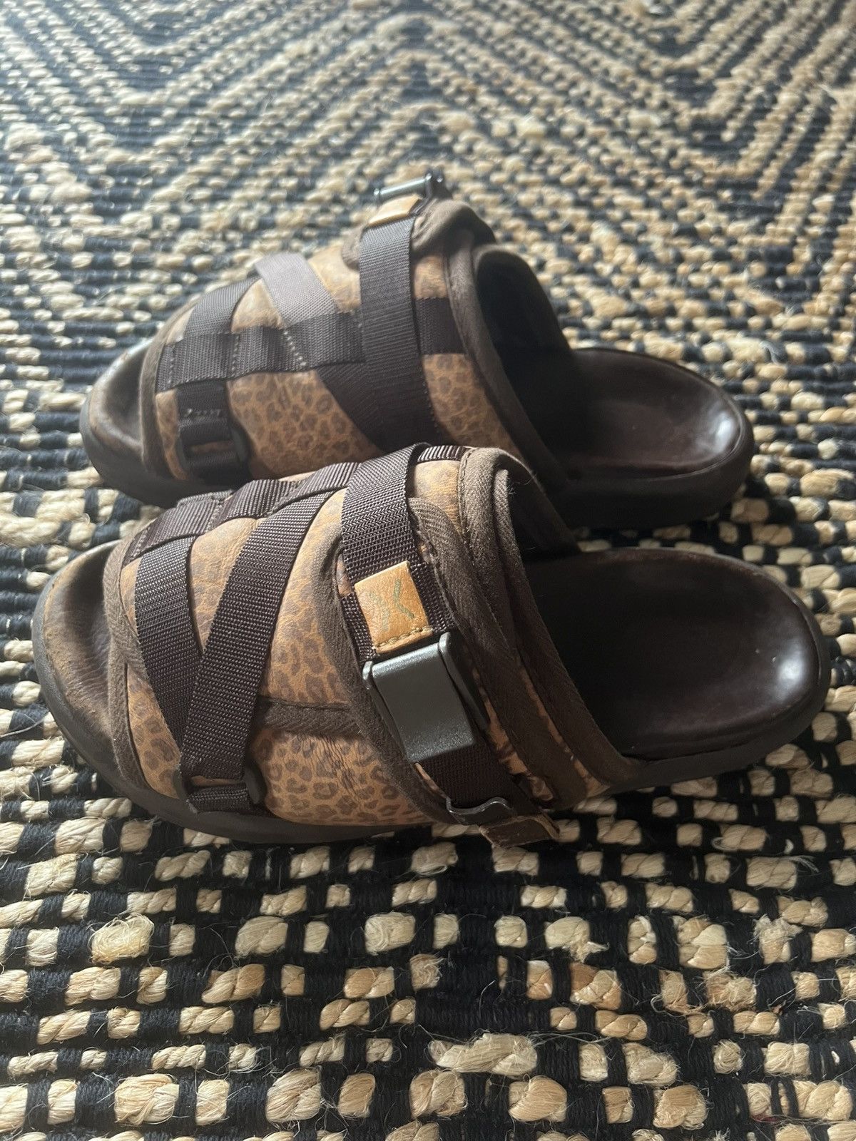 Visvim Visvim SS17 Leopard Printed Leather Christo Sandals Size US 10 / EU 43 - 3 Thumbnail