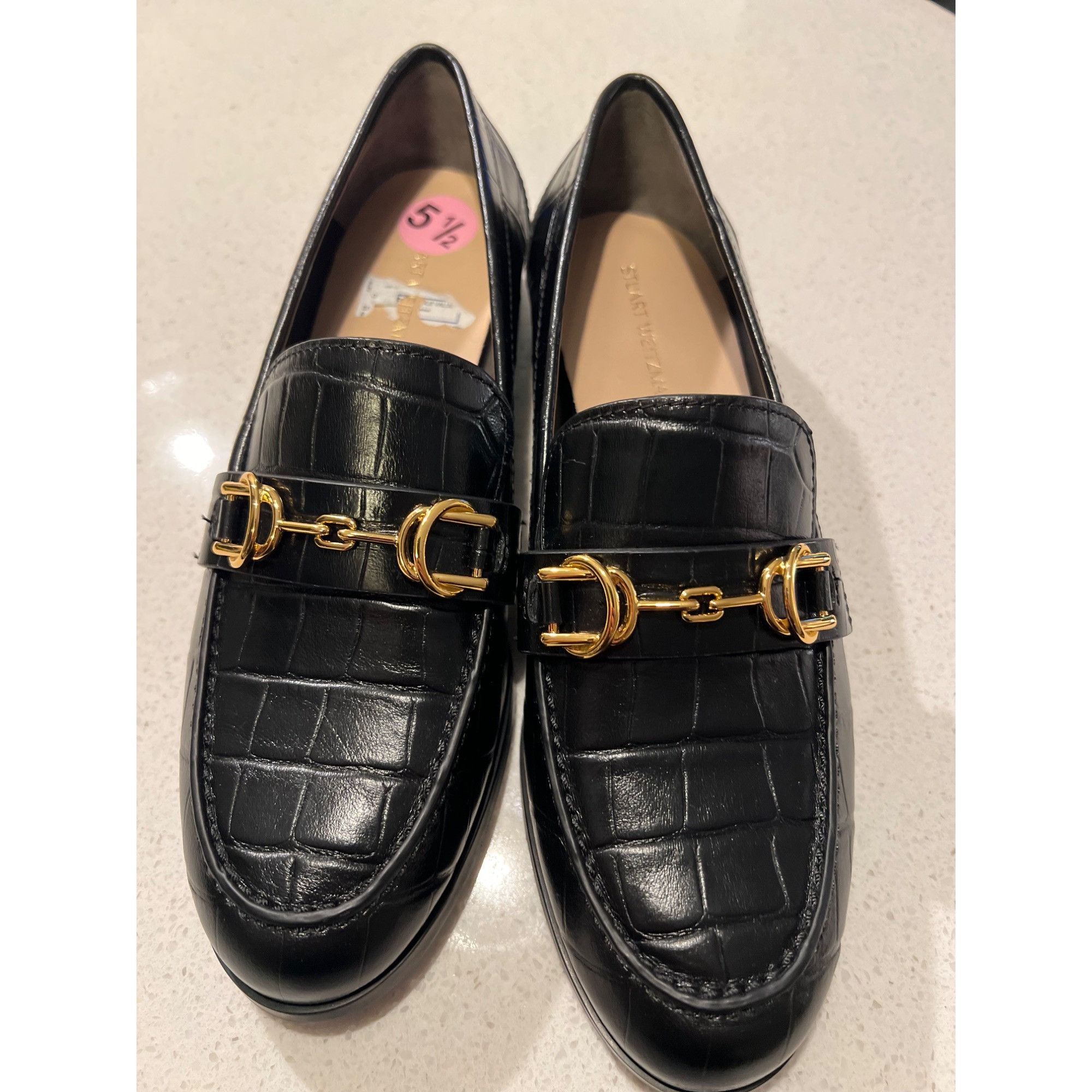 Stuart Weitzman Stuart Weitzman Leather Flats - Size 5.5 Size US 5.5 / IT 35.5 - 3 Thumbnail