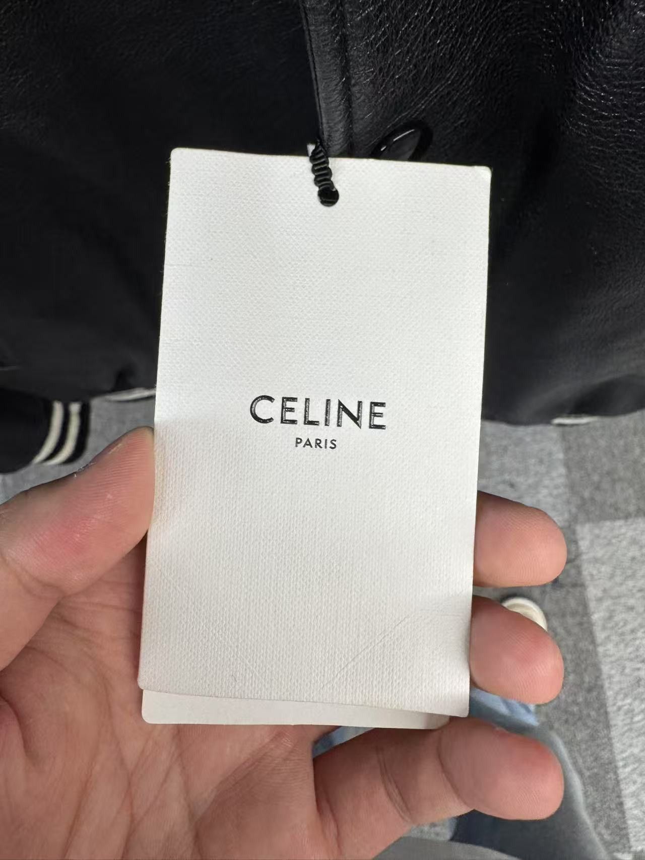 Celine Celine Striped Print Leather Jacket Size US S / EU 44-46 / 1 - 6 Thumbnail