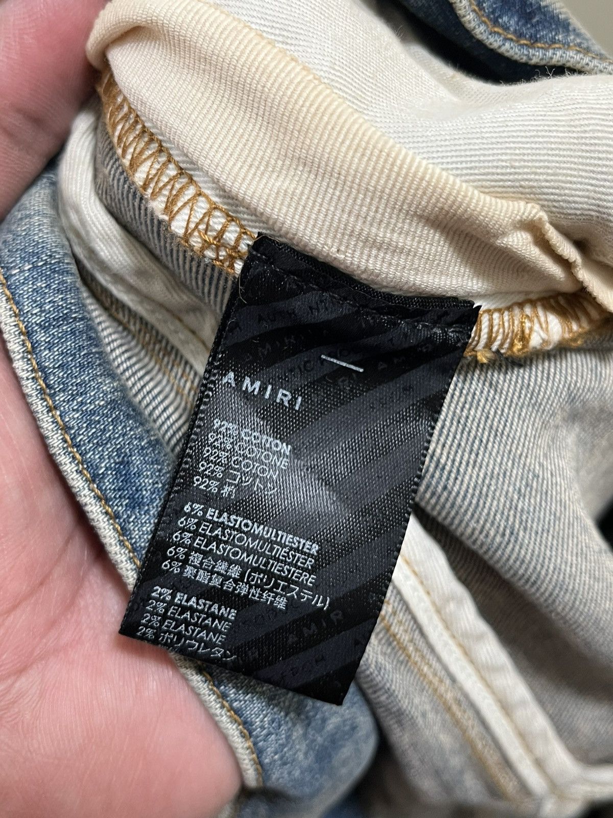 Amiri Amiri Core Logo Jean Sz 38 Size US 38 / EU 54 - 16 Thumbnail