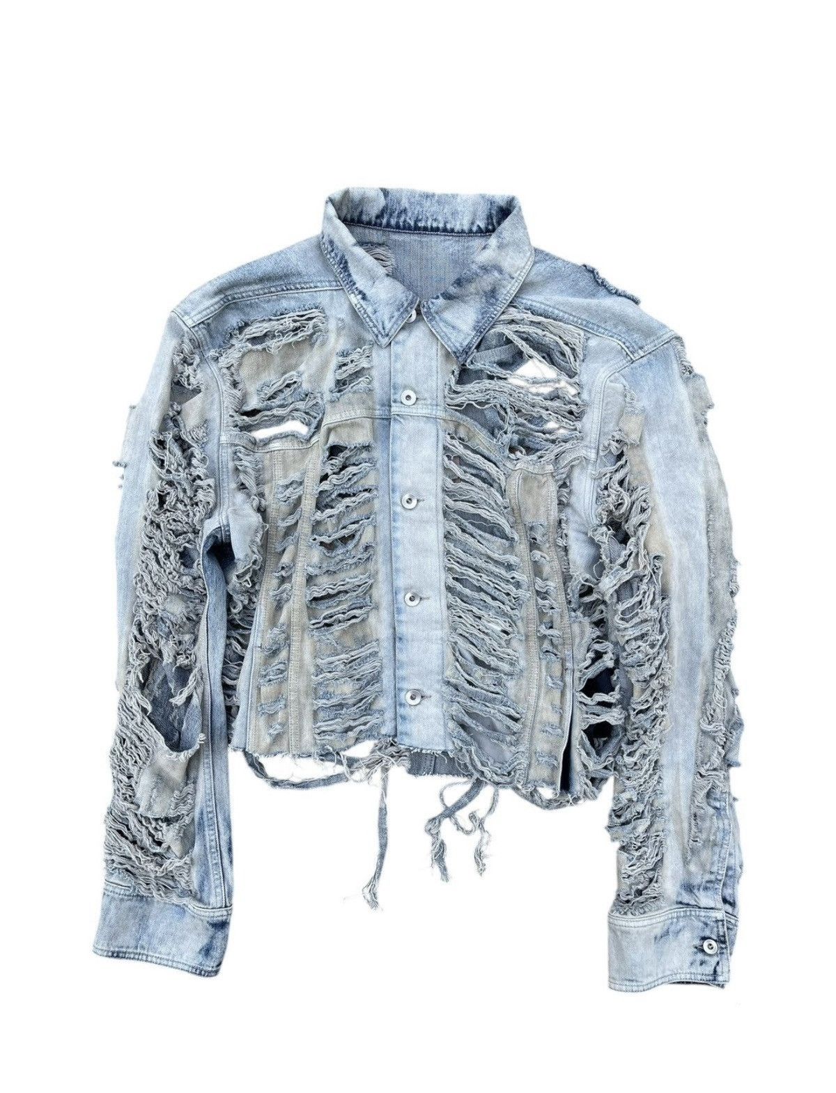 Rick Owens Rick Owen’s Destroyed Worker Jacket Size US M / EU 48-50 / 2 - 1 Thumbnail