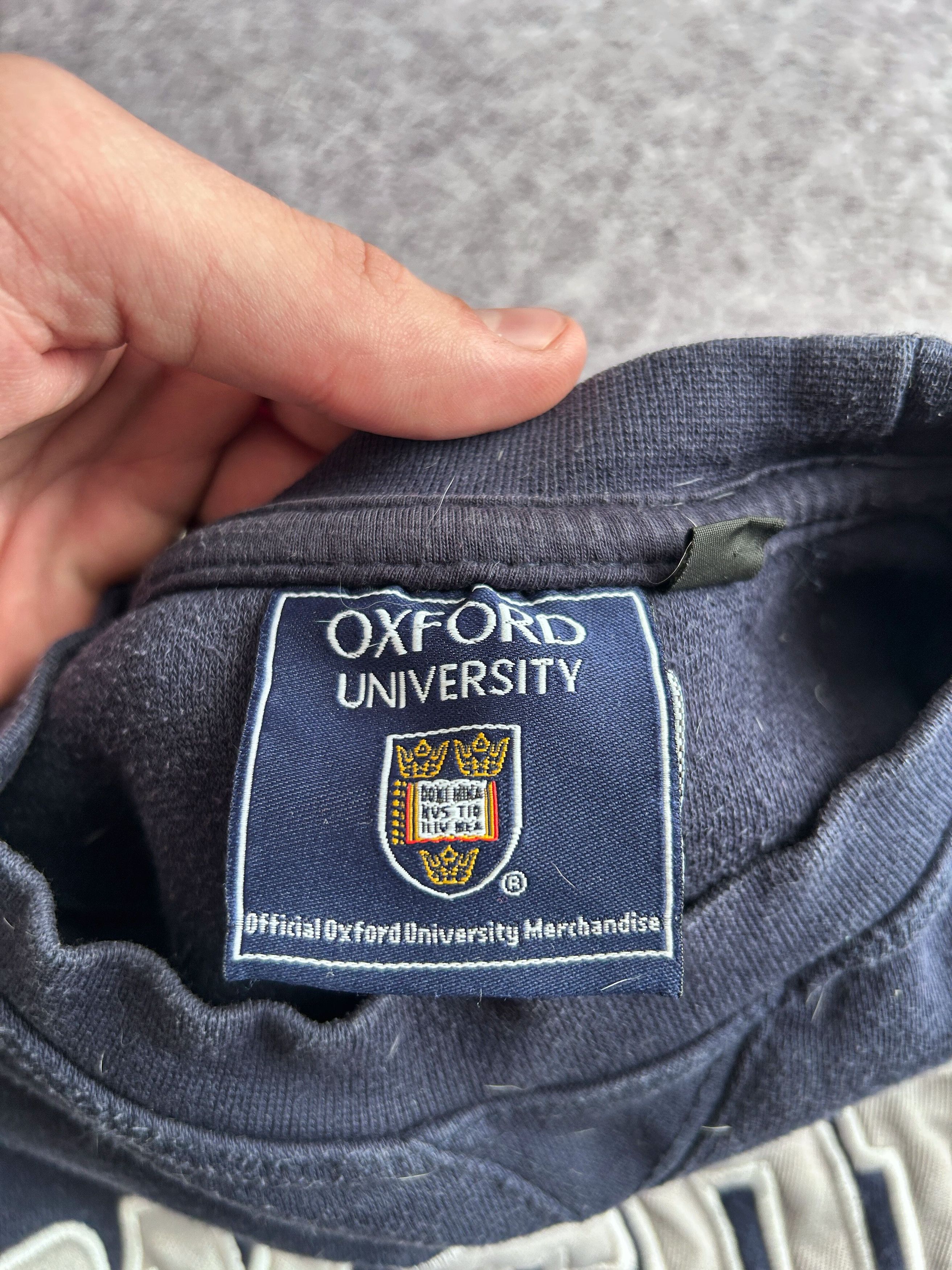 Vintage Vintage Oxford University Sweatshirt Cropped Y2K Style Fit Size US M / EU 48-50 / 2 - 6 Thumbnail