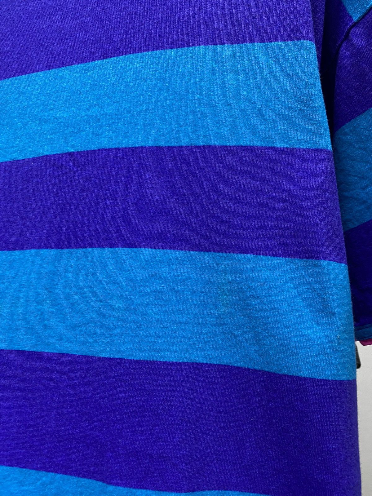 Disney Vintage 90s Disney Mickey Mouse Striped T Shirt USA Size US M / EU 48-50 / 2 - 20 Thumbnail
