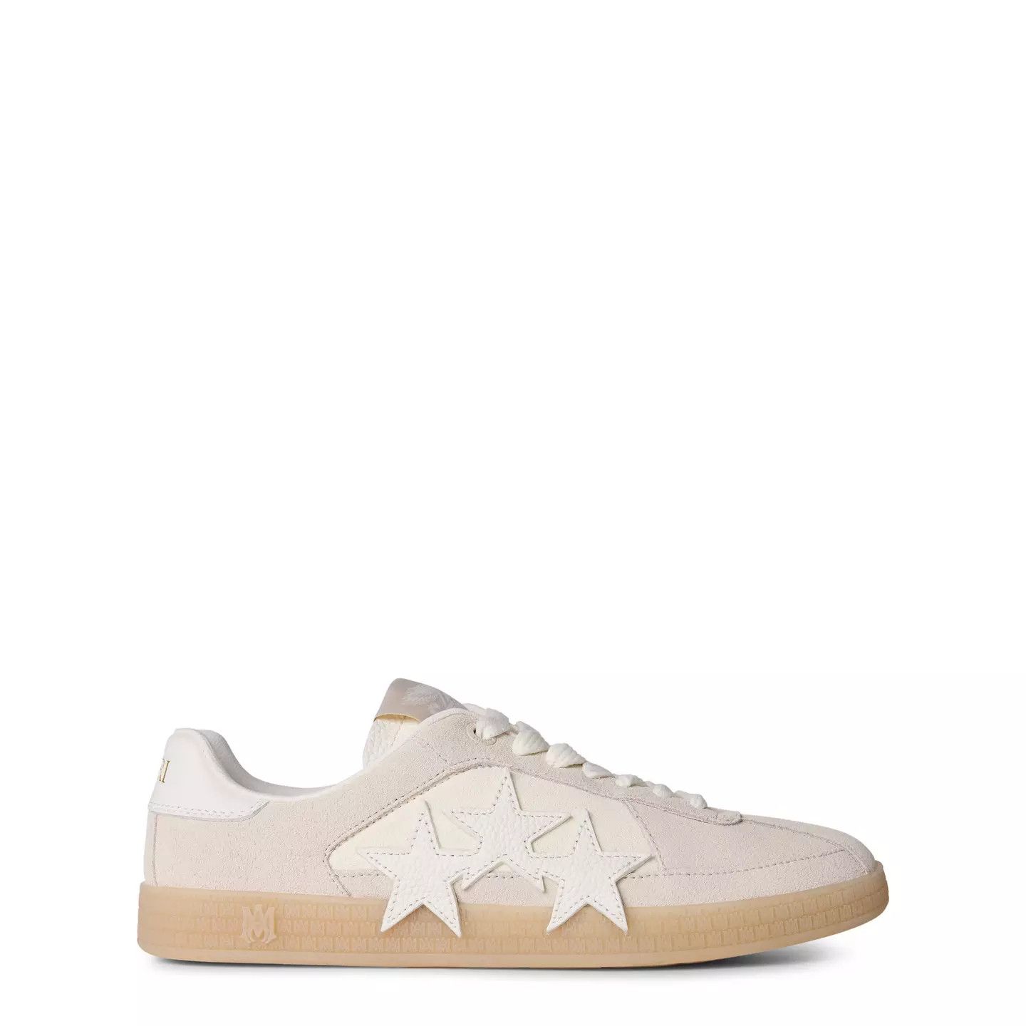 Amiri o1g2r1mq0426 Pacific Suede Low-Top Trainers in Birch Size US 8 / EU 41 - 1 Thumbnail