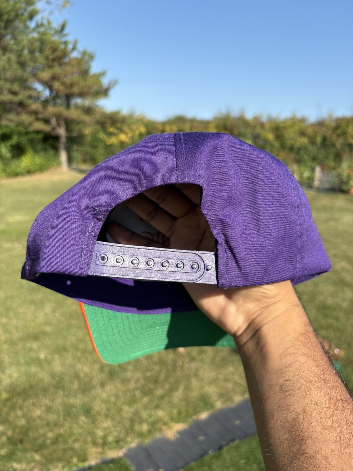 Twins Enterprise Inc. Phoenix Suns NBA Twins Vintage 90s Logo Script Snapback Hat Size ONE SIZE - 6 Thumbnail