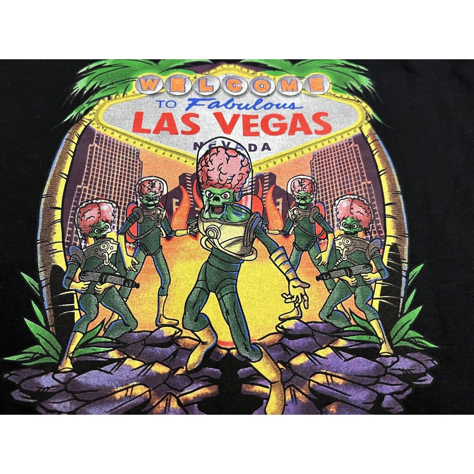 Other Las Vegas T Shirt Area 51 Aliens Mars Attacks Tee XL Size US XL / EU 56 / 4 - 4 Thumbnail