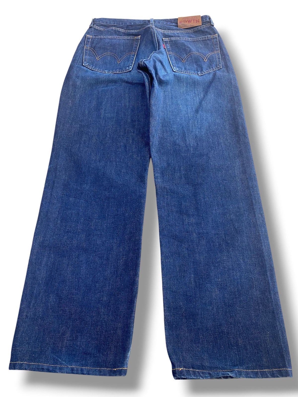 Edwin Vintage Edwin Dark Blue Wash Style Loose Jeans Size US 32 / EU 48 - 3 Thumbnail