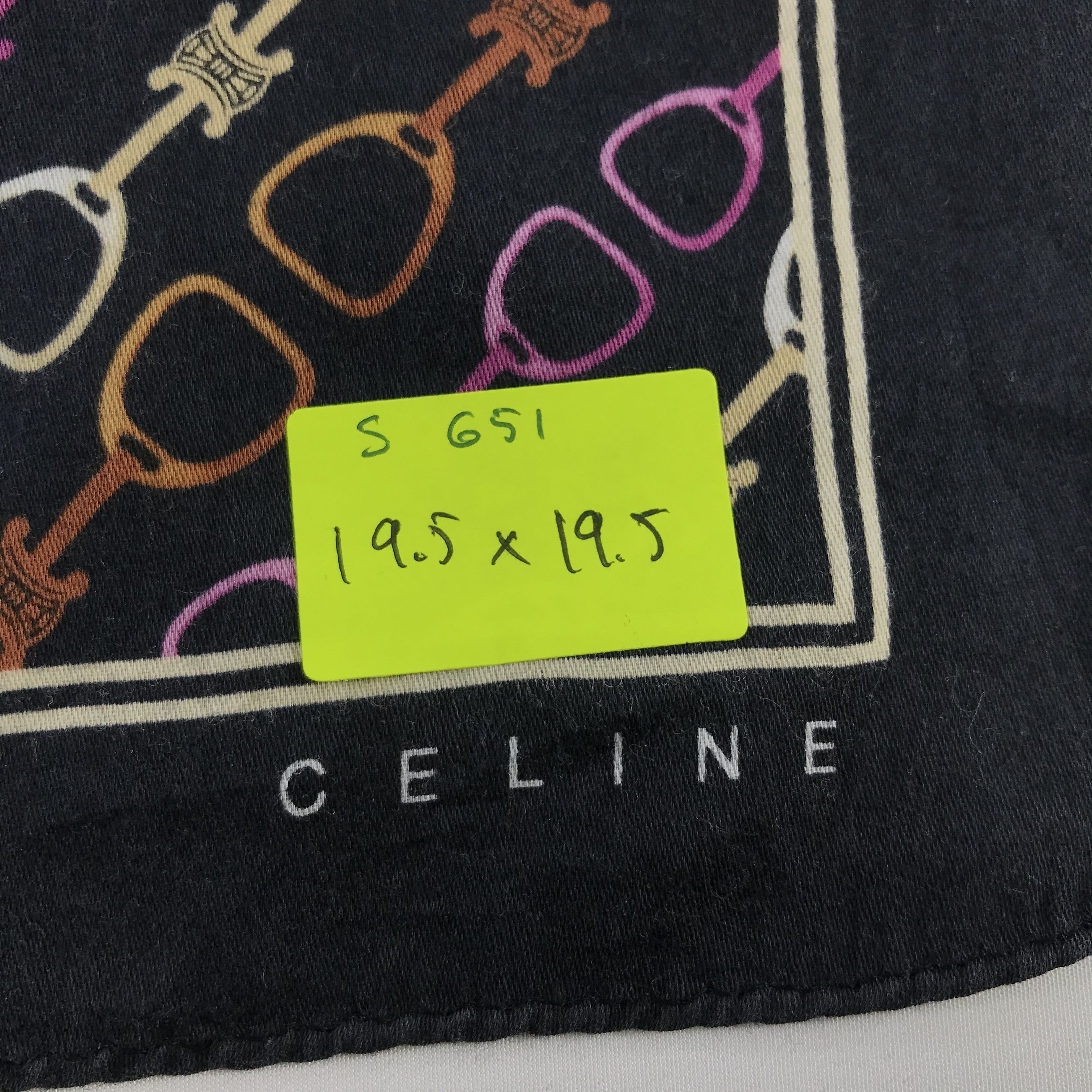 Celine × Vintage Celine Bandana / Handkerchief / Neckerchief - S651 Size ONE SIZE - 5 Thumbnail