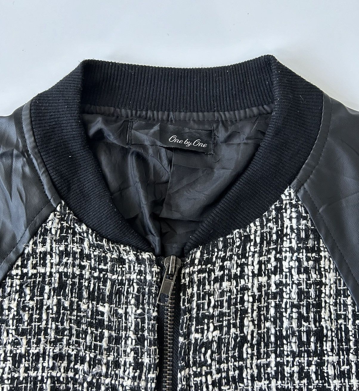 Japanese Brand FAUX LEATHER BOMBER JACKET Size XS / US 0-2 / IT 36-38 - 6 Thumbnail