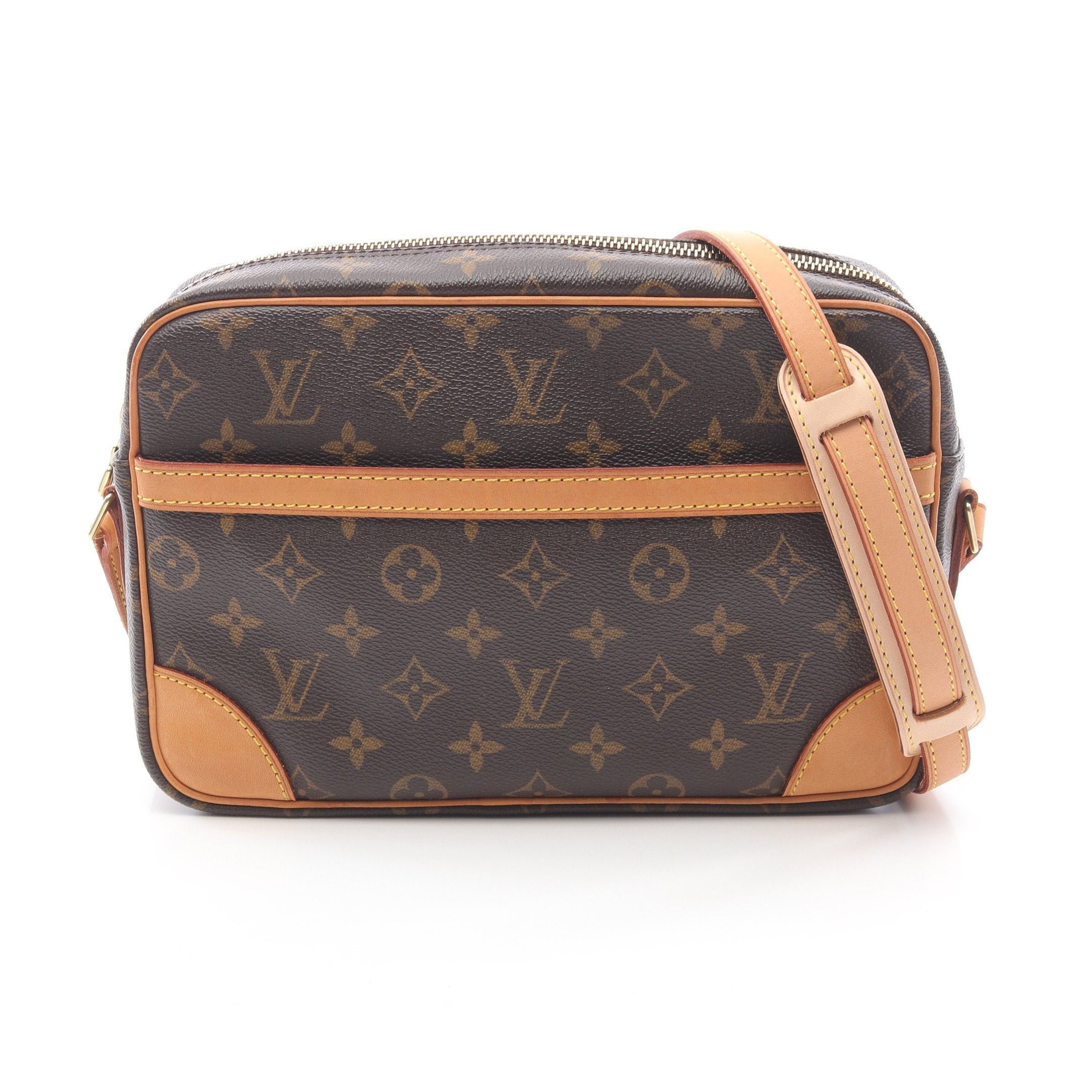 Louis Vuitton Louis Vuitton Trocadero 27 Monogram Shoulder Bag Leather Brown Size ONE SIZE - 1 Thumbnail