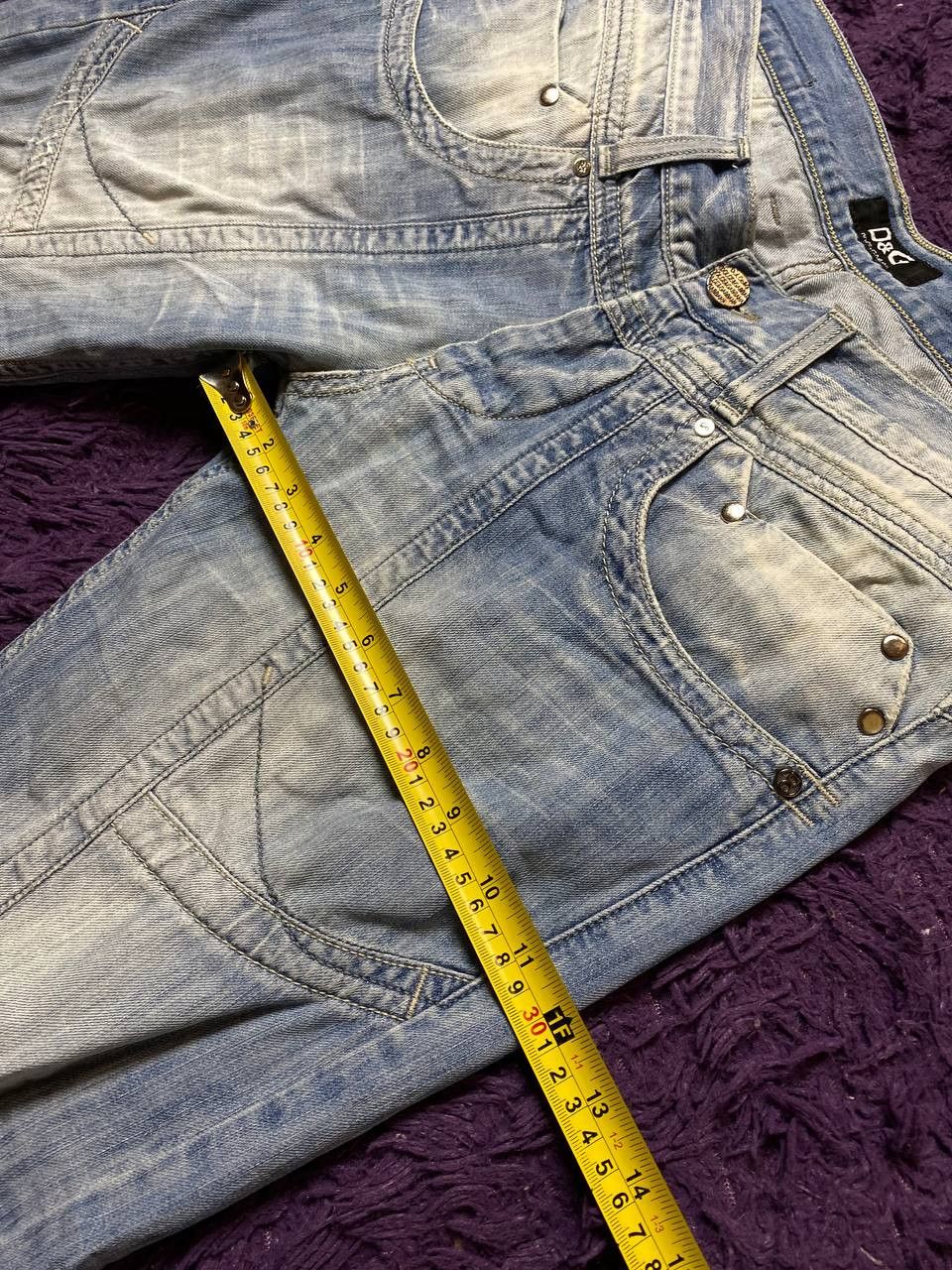 Other Y2K Vintage Dolce&Gabbana Jeans Streetwear Rare Casual Style Size US 31 - 15 Thumbnail