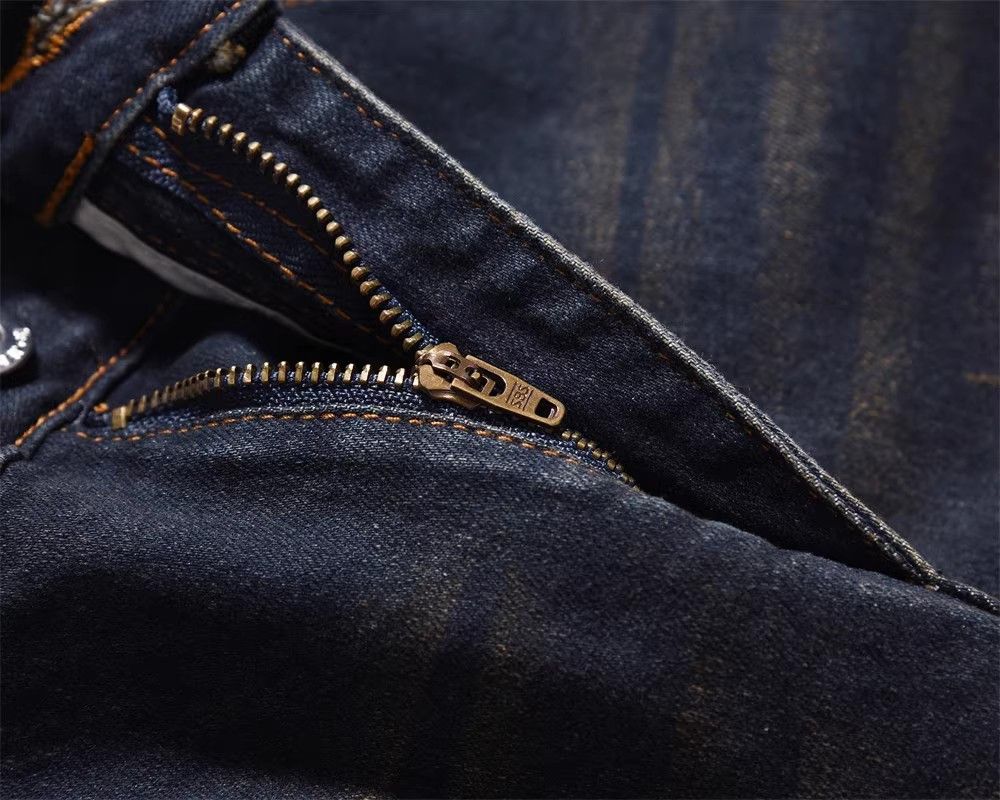 Japanese Brand × Jean American retro distressed trendy jeans for men Size US 32 / EU 48 - 4 Thumbnail