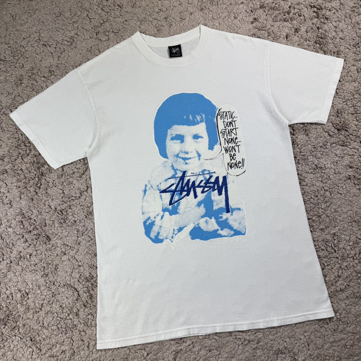 Stussy Vintage Stussy Static Child Photo T-shirt Size US M / EU 48-50 / 2 - 3 Thumbnail
