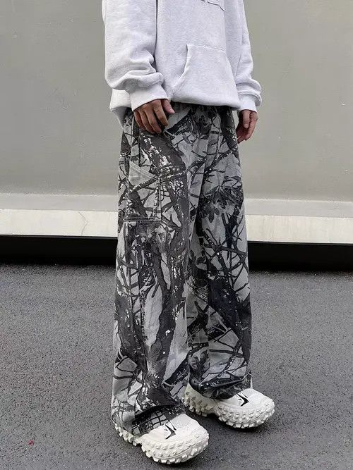 Japanese Brand Hiroko x Jinno Camouflage High Street Vintage Casual Pants Size US 33 - 3 Thumbnail