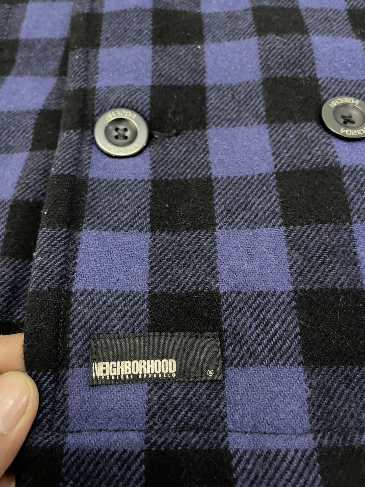 Neighborhood 2004 Neighborhood Enemy Plaid Double Breasted Jacket Size US S / EU 44-46 / 1 - 14 Thumbnail