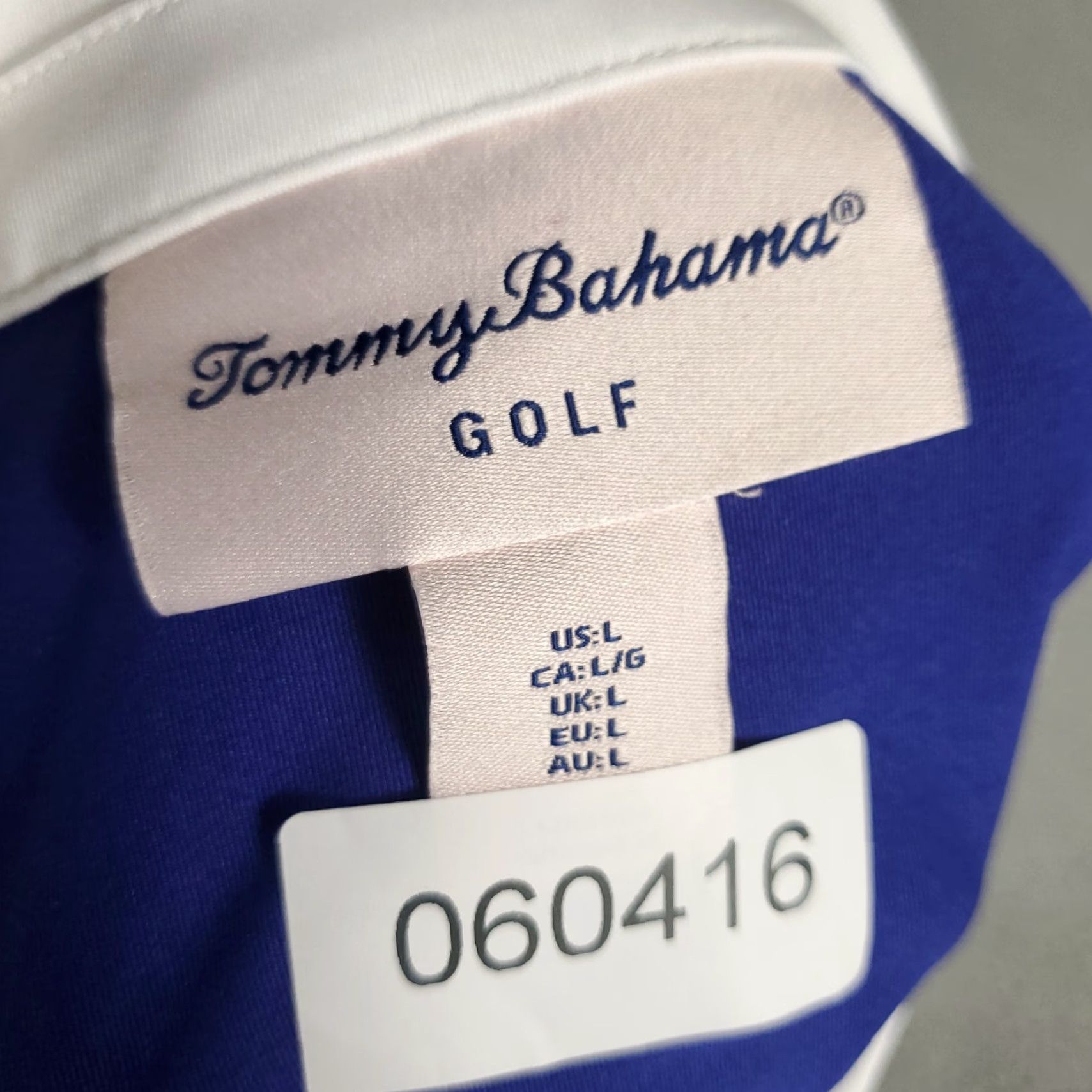 Tommy Bahama Tommy Bahama Shirt L Blue Polo Womens Size L / US 10 / IT 46 - 7 Thumbnail
