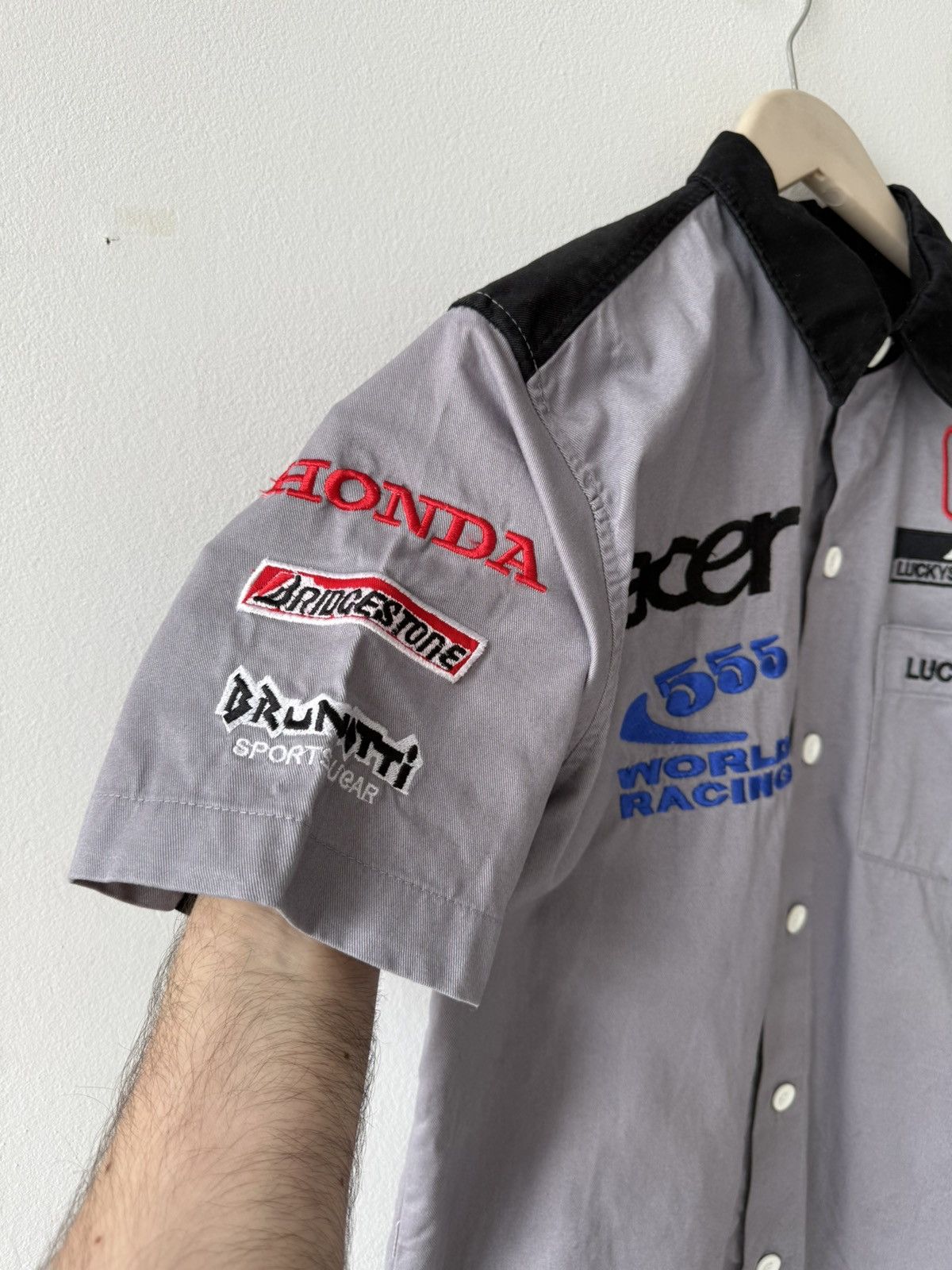 Honda Vintage Honda Racing Lucky Strike F1 Team Shirt Size L Size US L / EU 52-54 / 3 - 10 Thumbnail