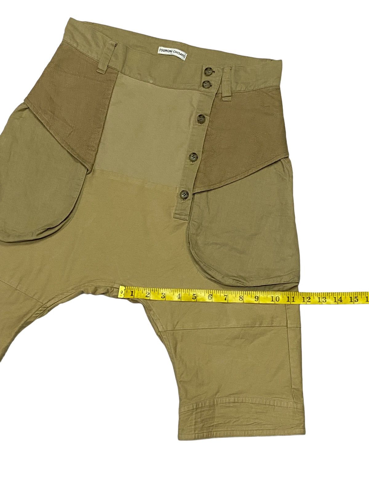 Issey Miyake × Japanese Brand × Tsumori Chisato Tsumori Chisoto By Issey Miyake Drop-Crotch Shorts Pants Size US 30 / EU 46 - 7 Thumbnail