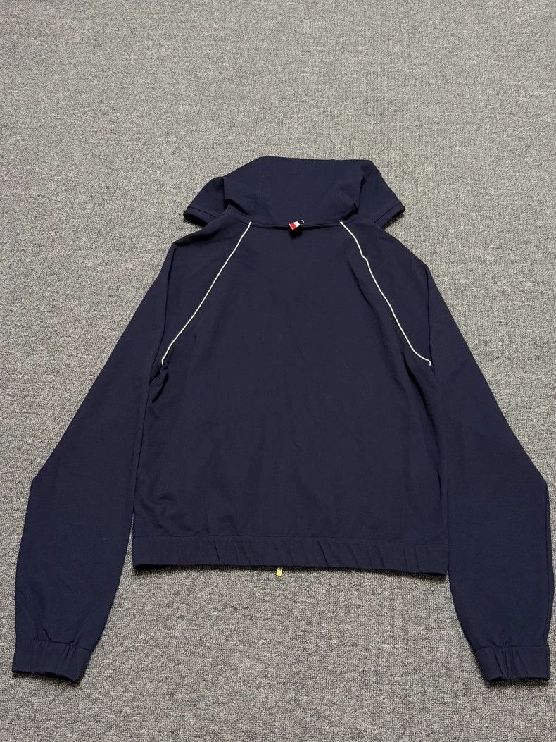 Thom Browne Thom Browne Blue and green zipper hooded coat Size US L / EU 52-54 / 3 - 2 Thumbnail