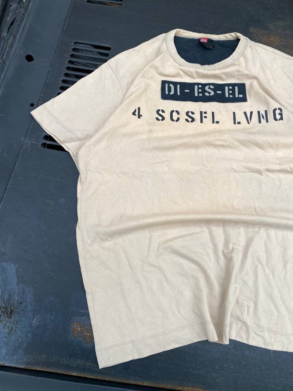 Diesel × Japanese Brand Diesel vintage distressed denim t shirt Size US L / EU 52-54 / 3 - 2 Thumbnail