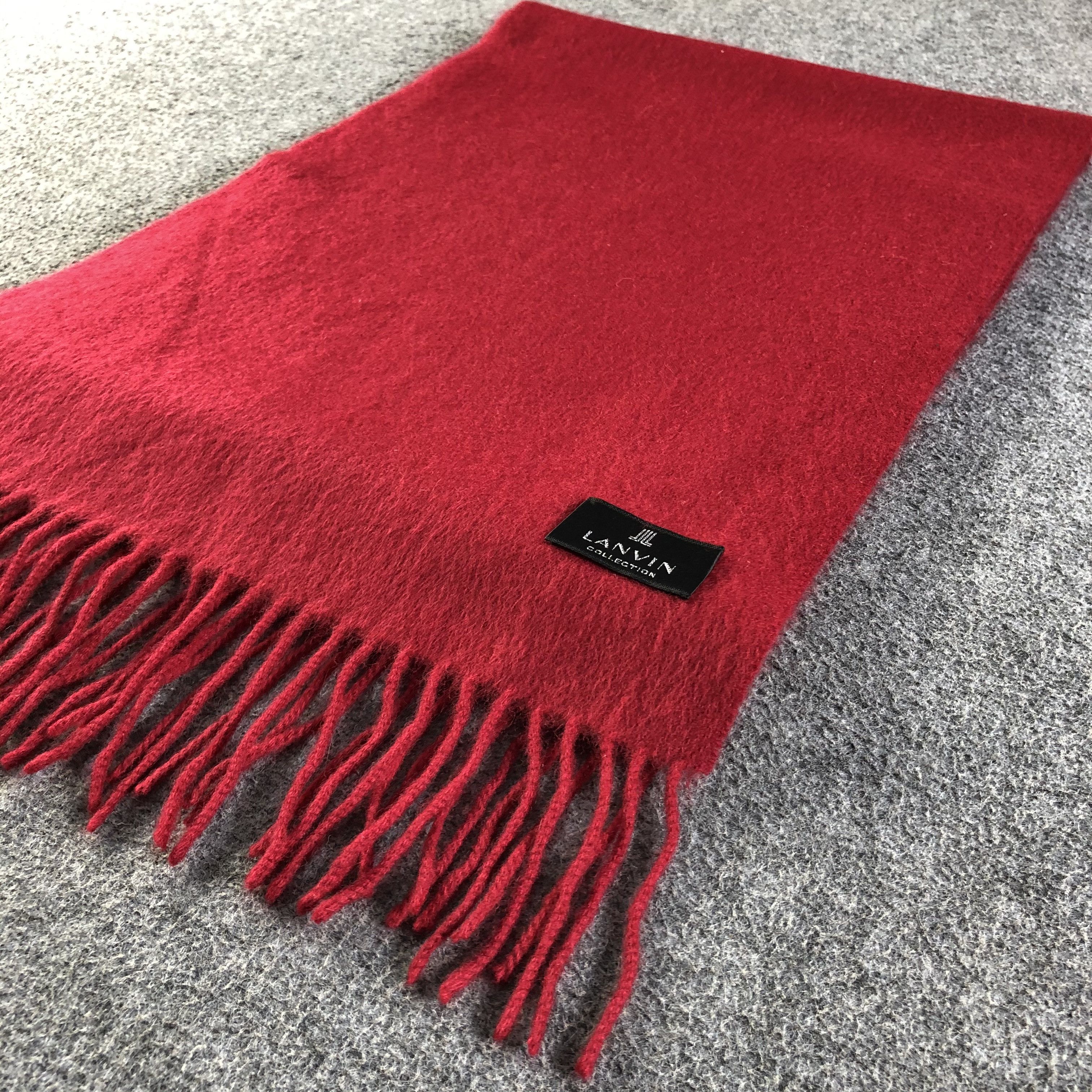 Lanvin Lanvin Cashmere Scarf / Muffler / Neckwear P688 Size ONE SIZE - 4 Thumbnail
