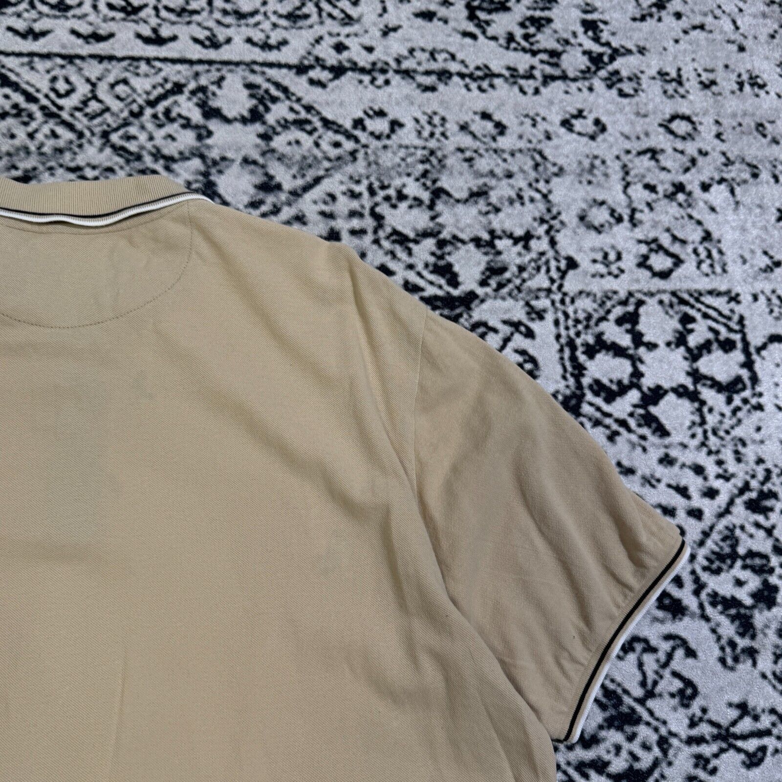 Champion × Vintage Vintage Champion Unisex Beige Cotton Polo Shirt Size XXL Size US XXL / EU 58 / 5 - 15 Thumbnail
