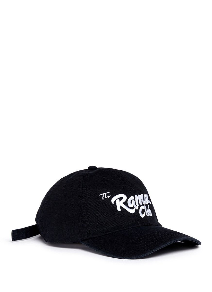 image of Song For The Mute Ramen Club Hat in Black, Men's