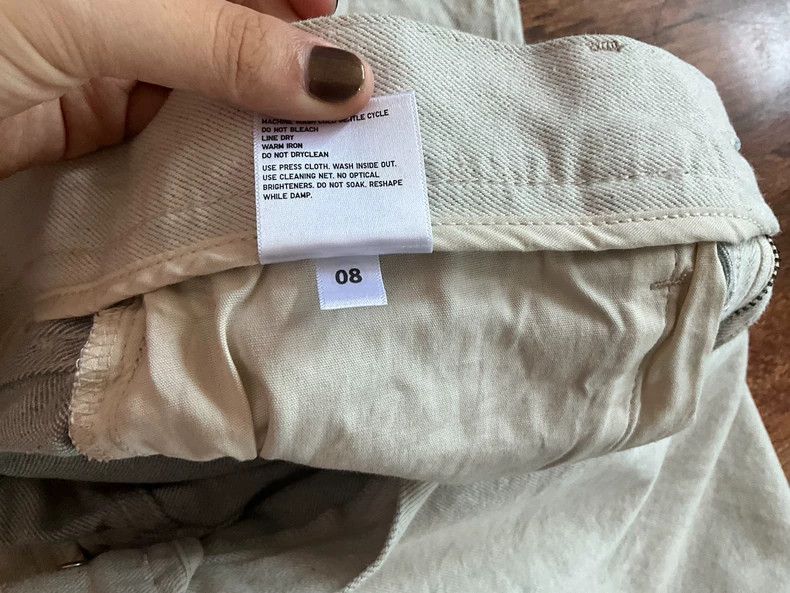 Helmut Lang HELMUT LANG size08 White jeans Size 37" - 4 Thumbnail