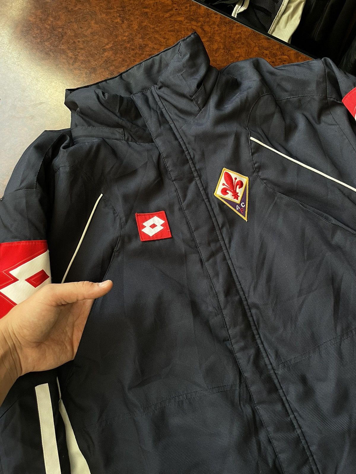 Lotto Sport Vintage Lotto Fiorentina Florence Jersey track jacket TOYOTA Size US XXL / EU 58 / 5 - 3 Thumbnail