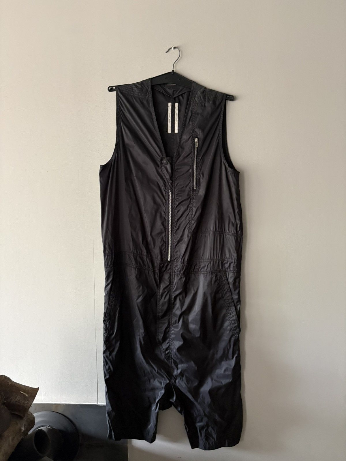 Rick Owens Rick Owens Nylon Zip Jumpsuit Size US S / EU 44-46 / 1 - 1 Thumbnail