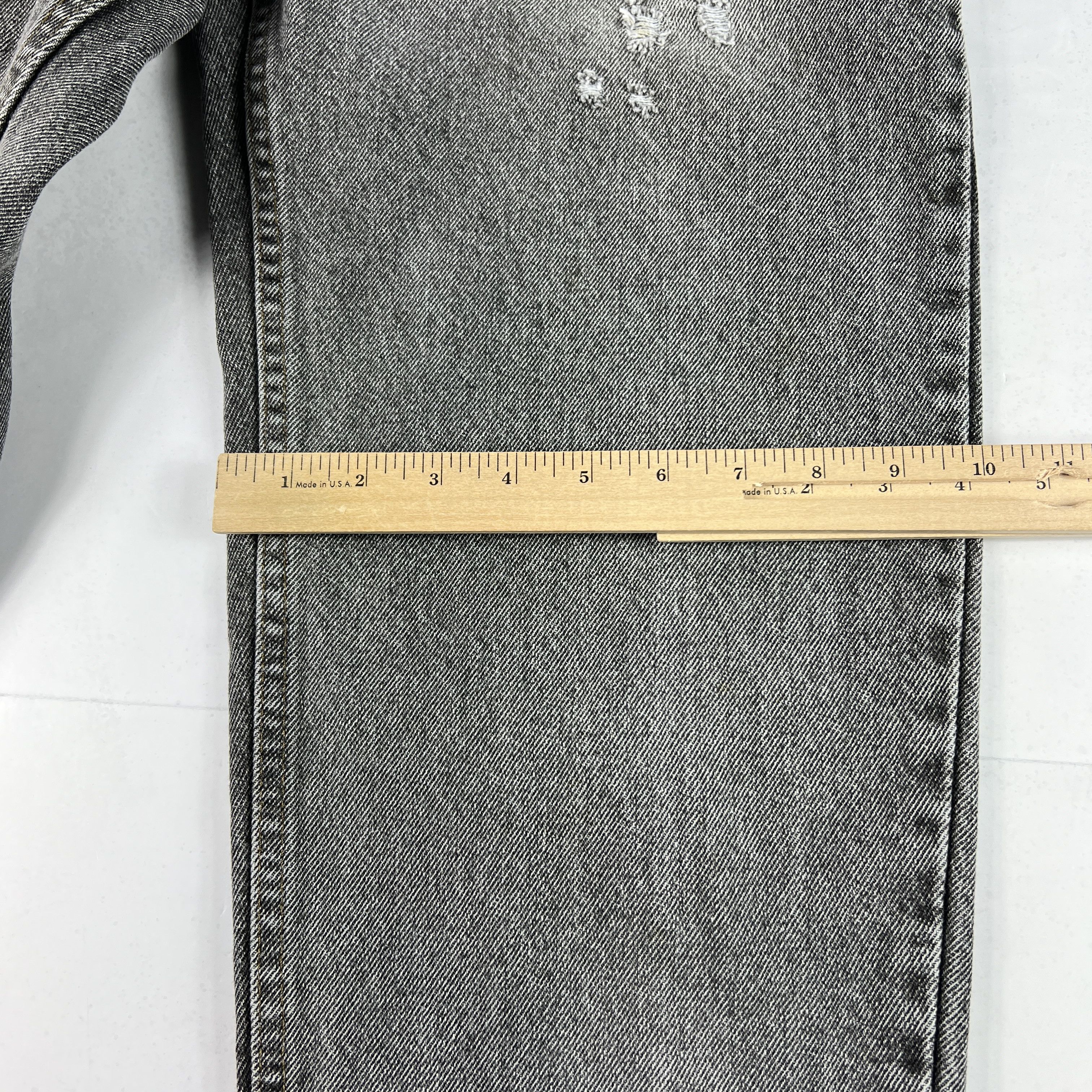 Levi's × Vintage VTG 80s Levi's Jean 550 Relaxed Black Faded Thrashed Denim Size US 30 / EU 46 - 23 Thumbnail