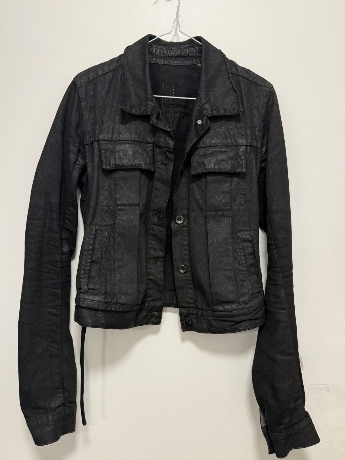 Rick Owens Drkshdw Rick Owens DRKSHDW Olmar & Mirta Denim Jacket ( SOLD ) Size S / US 4 / IT 40 - 2 Thumbnail