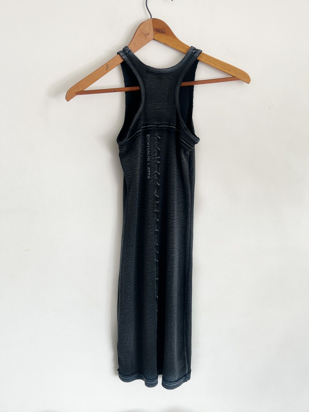 Eckhaus Latta Eckhaus Latta Lapped Mini Dress Charcoal Size M / US 6-8 / IT 42-44 - 7 Thumbnail
