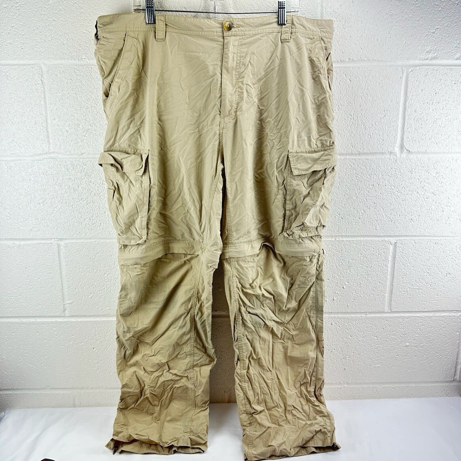 Rei REI Cargo Pants Beige Switchback Army Hiking Paratrooper XXL Size US 44 / EU 60 - 1 Thumbnail