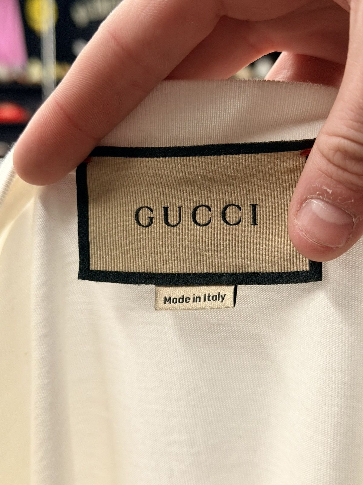 Gucci Gucci Mirror Logo T-Shirt Size US XS / EU 42 / 0 - 3 Thumbnail
