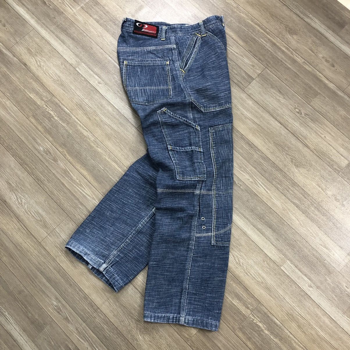 Carhartt × Japanese Brand Vintage Transer Double Knee Carpenter Baggy Jeans Y2K Size US 27 - 15 Thumbnail