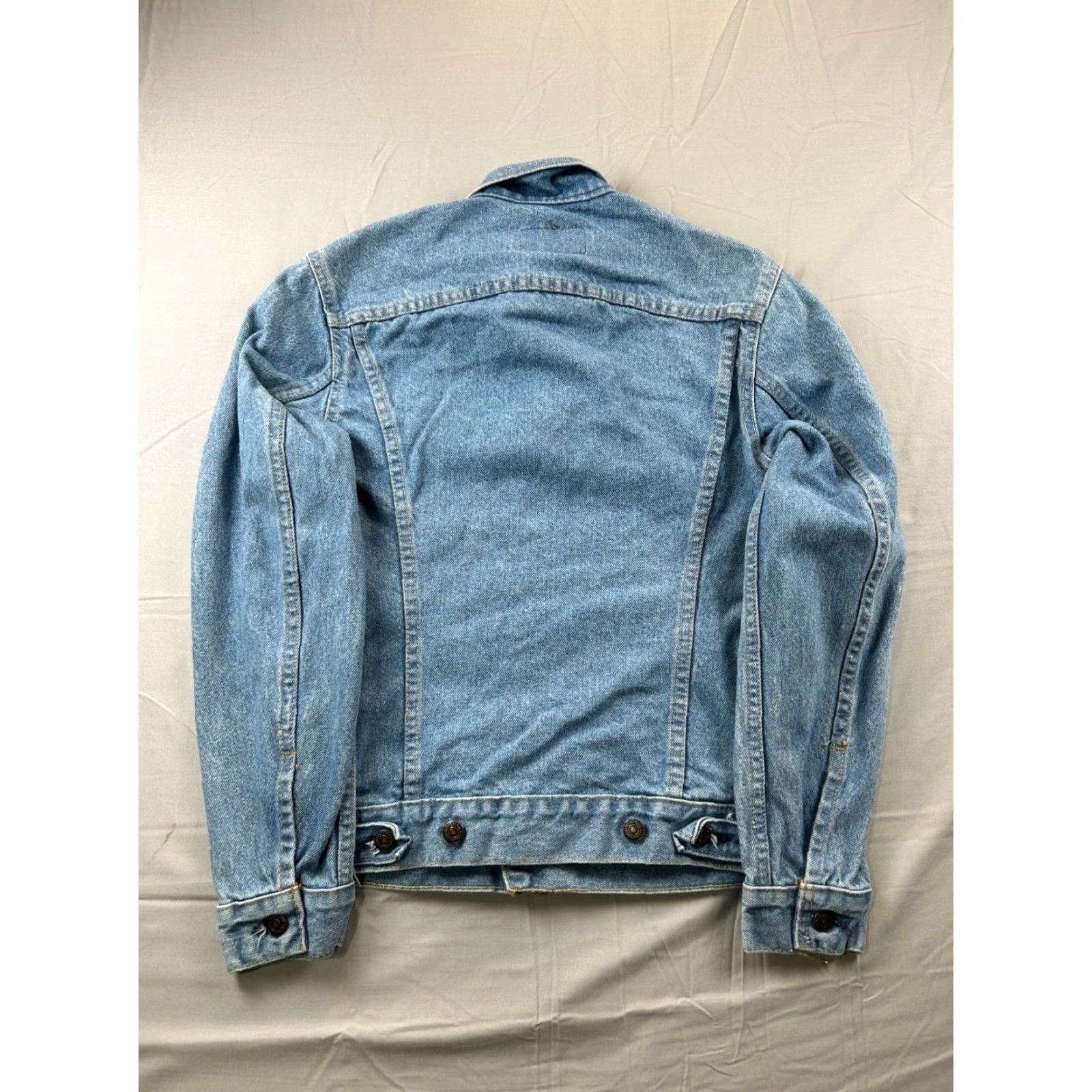 Levi's VINTAGE Levi's Denim Jacket Mens 34 XS Blue USA 90s Trucker Shirt Mens Denim Jacket 90s USA Size US XS / EU 42 / 0 - 4 Thumbnail