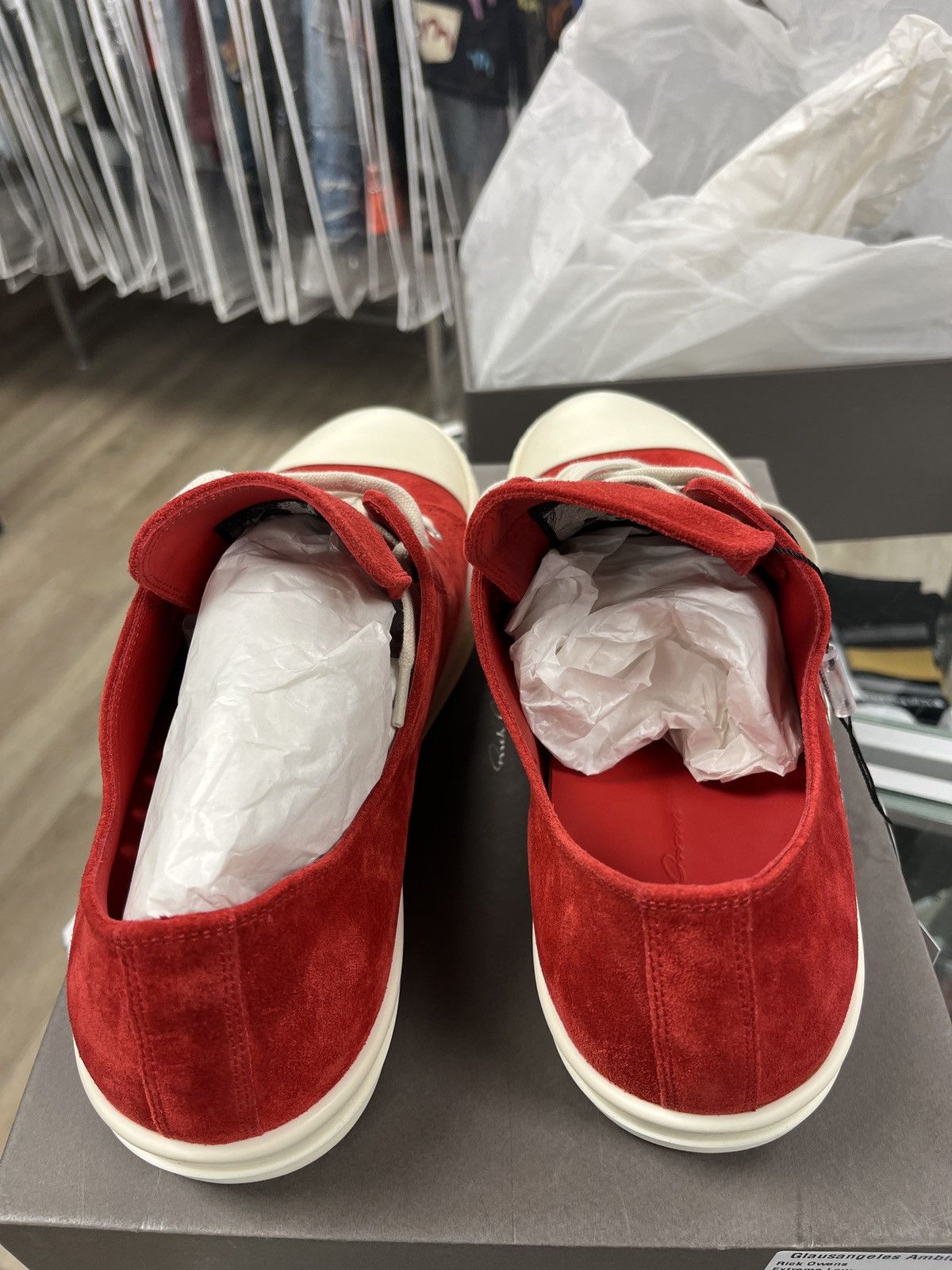 Rick Owens Rick Owens Extreme low carnelian/milk/milk size 9 Size US 9 / EU 42 - 8 Thumbnail