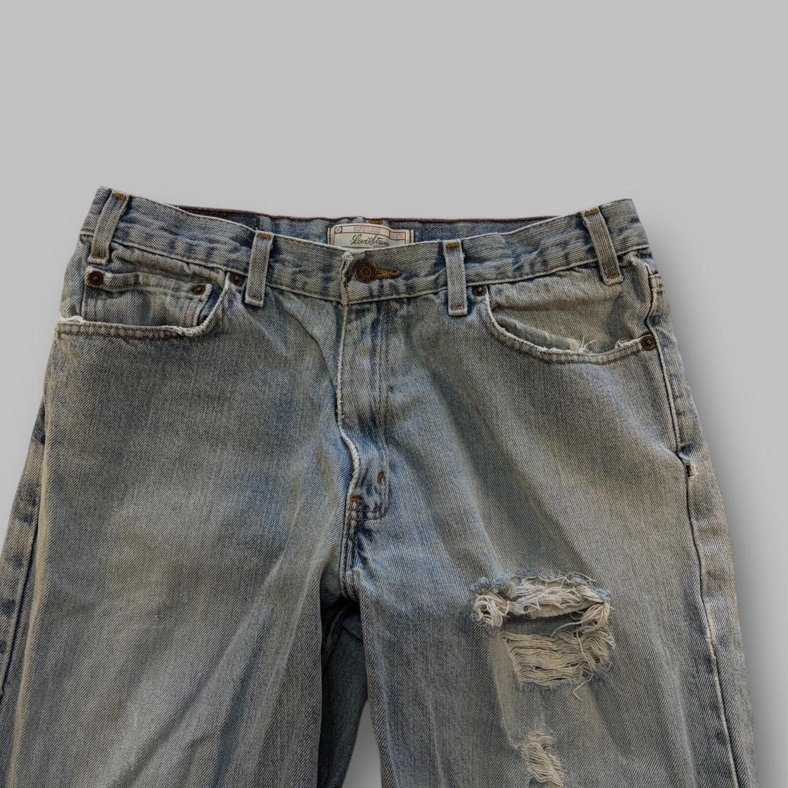 Levi's Y2K levis distressed and faded Size US 36 / EU 52 - 4 Thumbnail