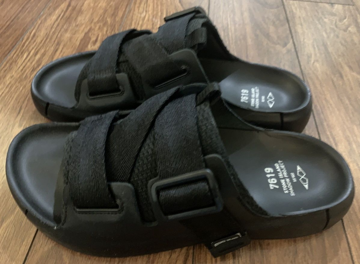 Stone Island Shadow Project Slide-On Sandal 7619 S022S Size US 9 / EU 42 - 3 Thumbnail