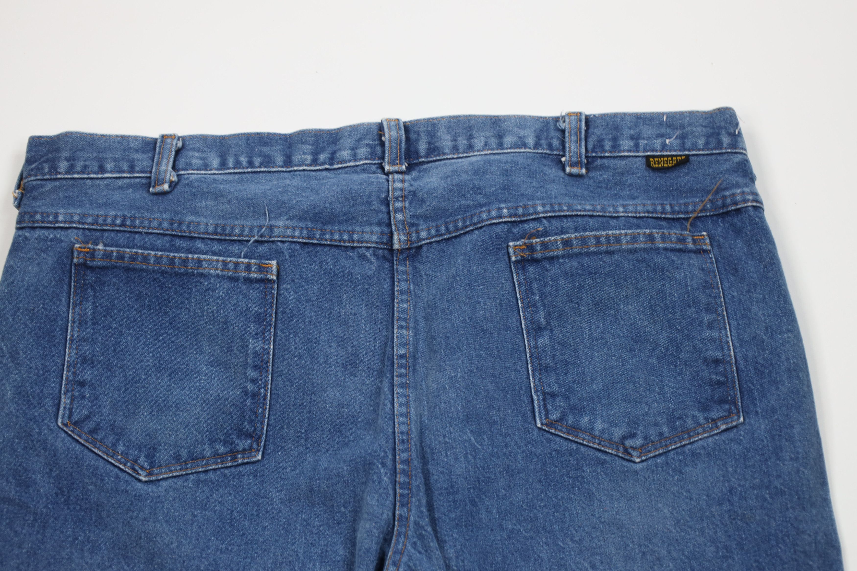 Vintage Vintage 70s Streetwear Straight Leg Denim Jeans Blue USA Size US 40 / EU 56 - 12 Thumbnail