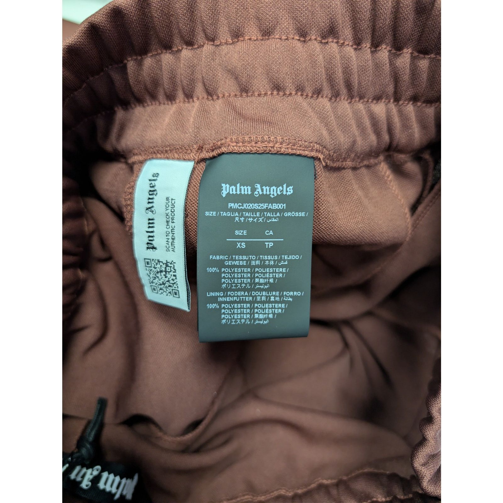 Palm Angels o1rshd1 Classic Logo Track Pants in Burgundy / Off White Size US 28 / EU 44 - 18 Thumbnail