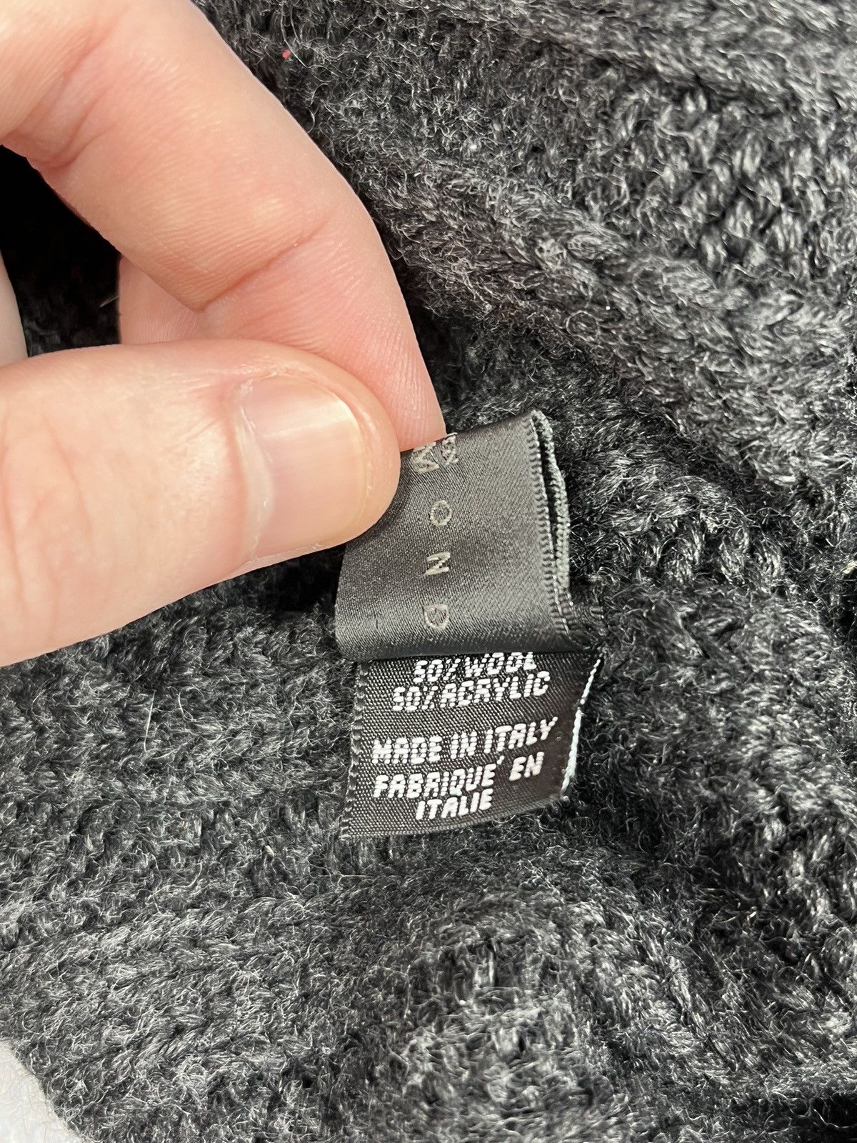 John Richmond × Vintage Vintage Y2K Richmond big logo wool beanie hat Size ONE SIZE - 3 Thumbnail