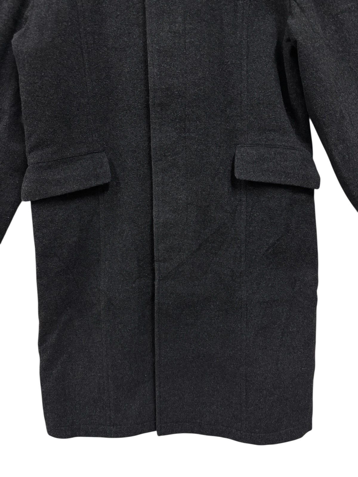 Yohji Yamamoto Ined Homme Composition Wool Trench Coat Yohji Yamamoto Size US M / EU 48-50 / 2 - 4 Thumbnail