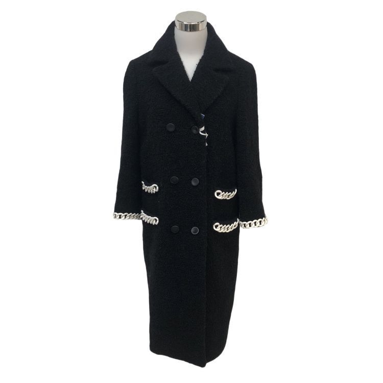 Moschino Moschino Chain Detail Coat Size IT 40 Size S / US 4 / IT 40 - 1 Thumbnail