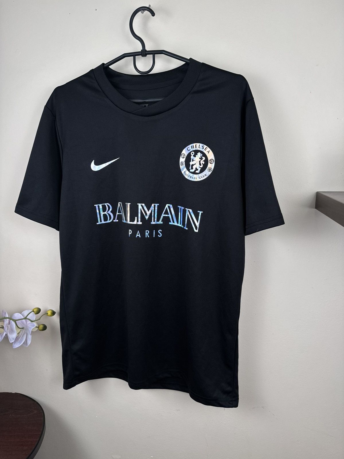 Nike Nike Chelsea Jersey Football Shirt Soccer Paris Black M Size US M / EU 48-50 / 2 - 6 Thumbnail