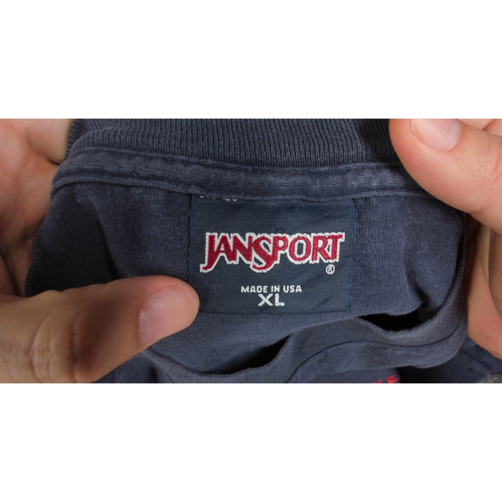 Jansport JanSport 1999 Thrashed Faded Western Kentucky Boxy Tee Size US XL / EU 56 / 4 - 5 Thumbnail