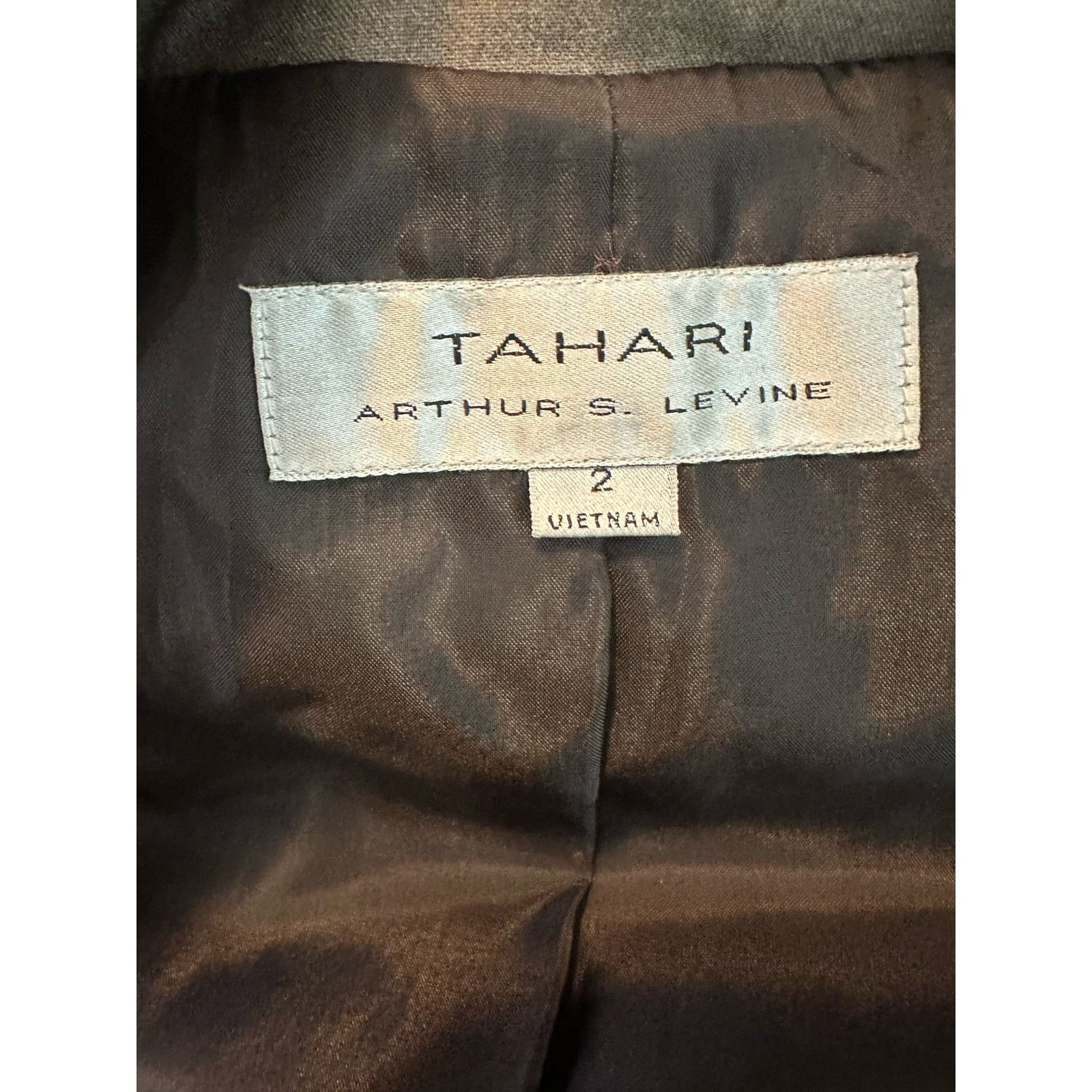 Elie Tahari Tahari brown one button lined blazer size 2 Size XS / US 0-2 / IT 36-38 - 3 Thumbnail