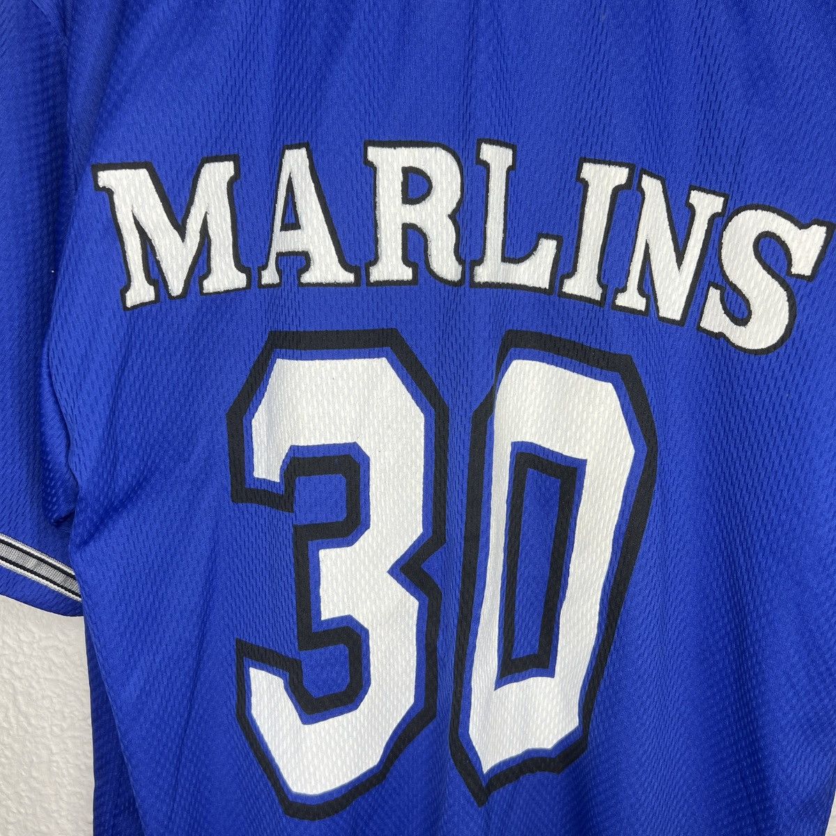 Fubu Fubu Sport Marlins 30 Jersey Navy Big Logo 90s Retro Tshirt Size US L / EU 52-54 / 3 - 7 Thumbnail