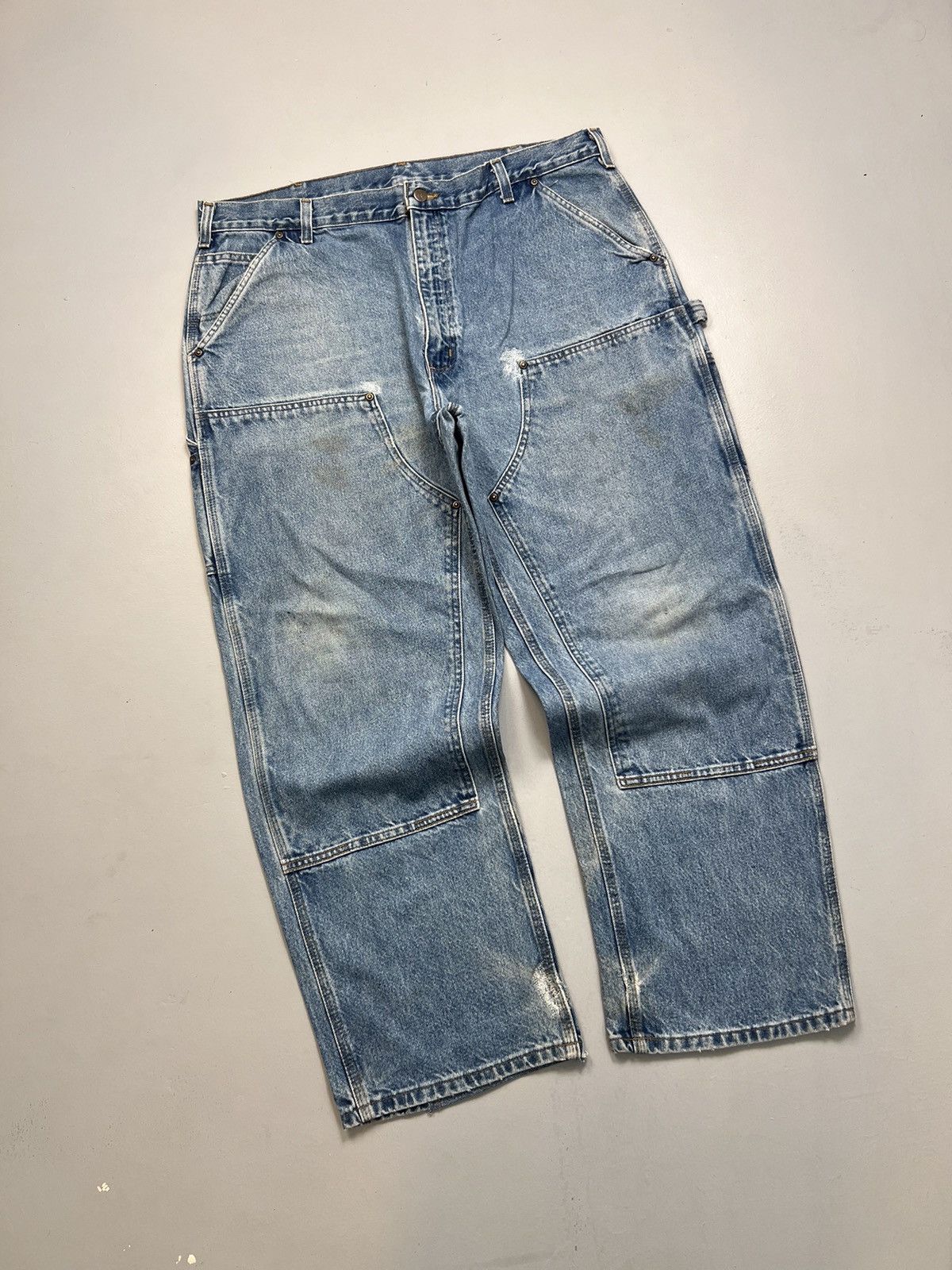 Carhartt vintage Carhartt b73 dst double knee denim Size US 40 / EU 56 - 2 Thumbnail